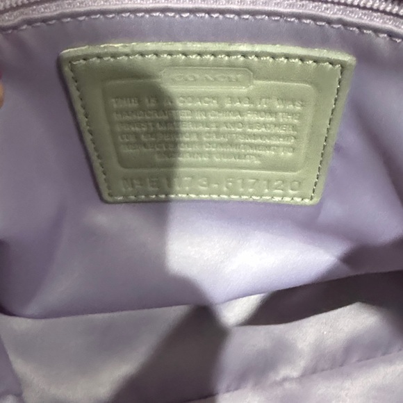 Coach Silver and Gray Crossbody Bag - Picture 10 of 13